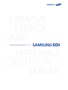 SAMSUNG SDI - sustainability report 2017