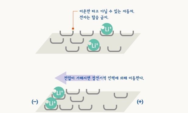 이온만 이동시키는 전해액